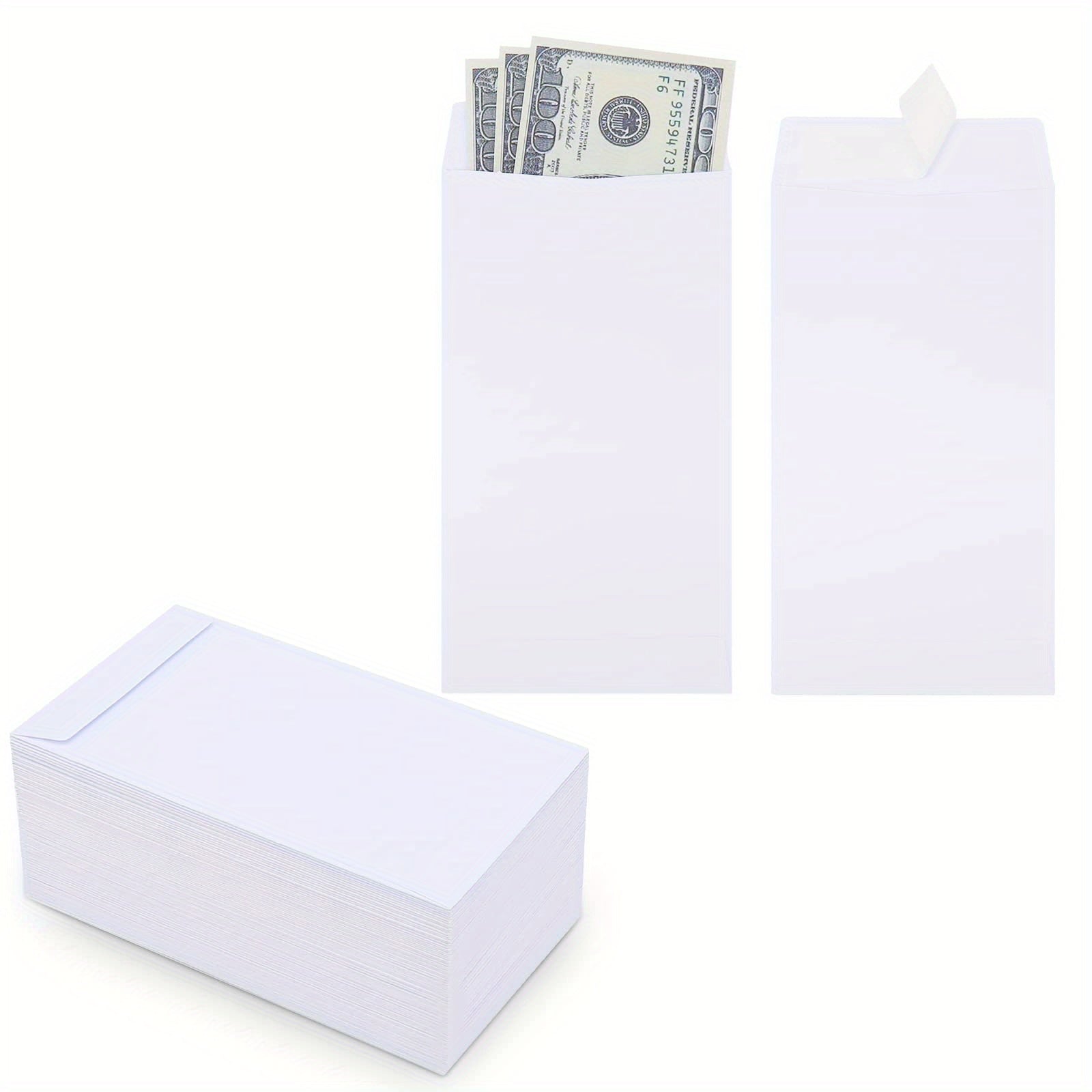 Pack Of 100 Colored Envelopes Self-seal Glossy Bridal Shower