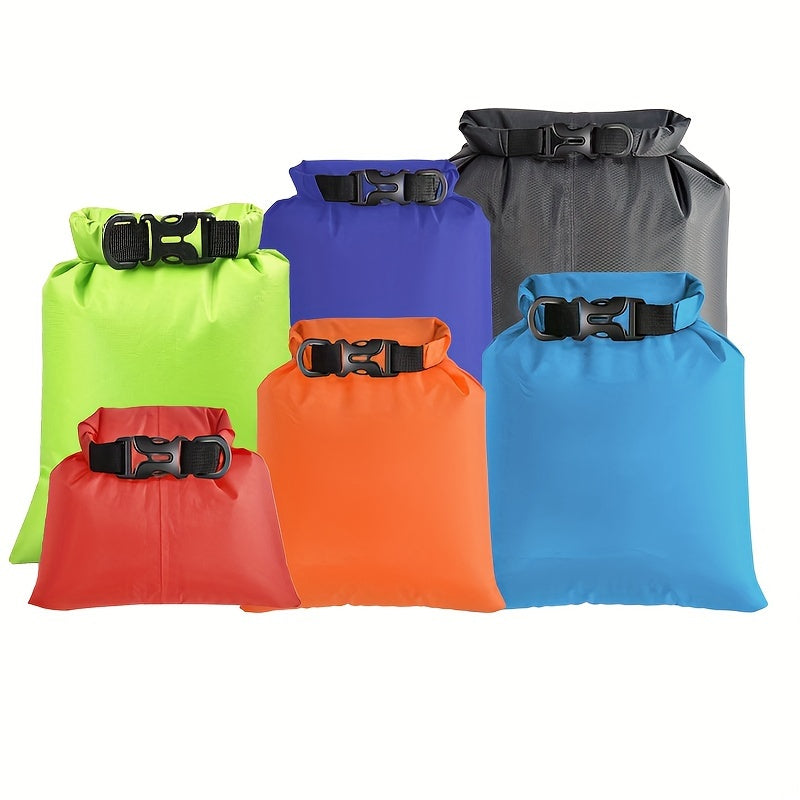 6pcs Outdoor Double layer Waterproof Storage Bag For Rafting Hiking Camping