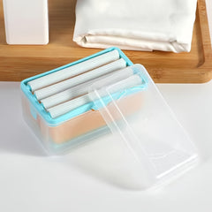 Scrub Hand Washing Soap Box with Drainage Storage