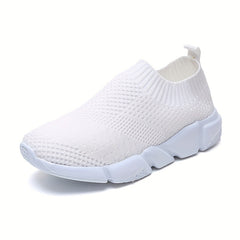 Women's Slip-On Flatform Sneakers Low Comfy Shoes