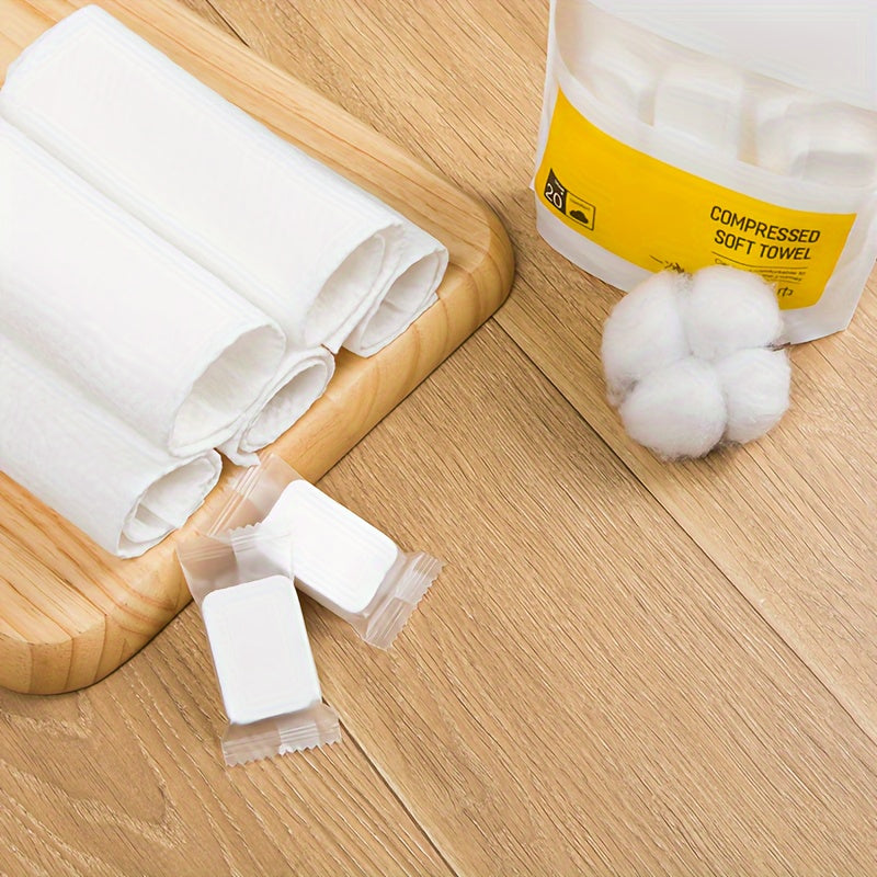 20pcs Disposable Compressed Towel for Camping & Travel