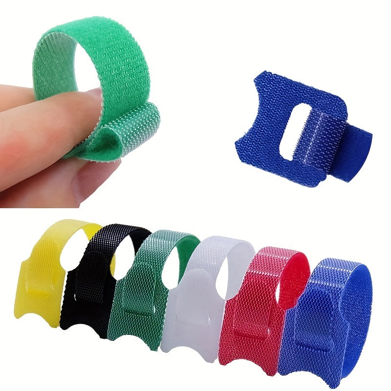 10pcs Removable Hook and Loop Zip Ties Tightening Straps