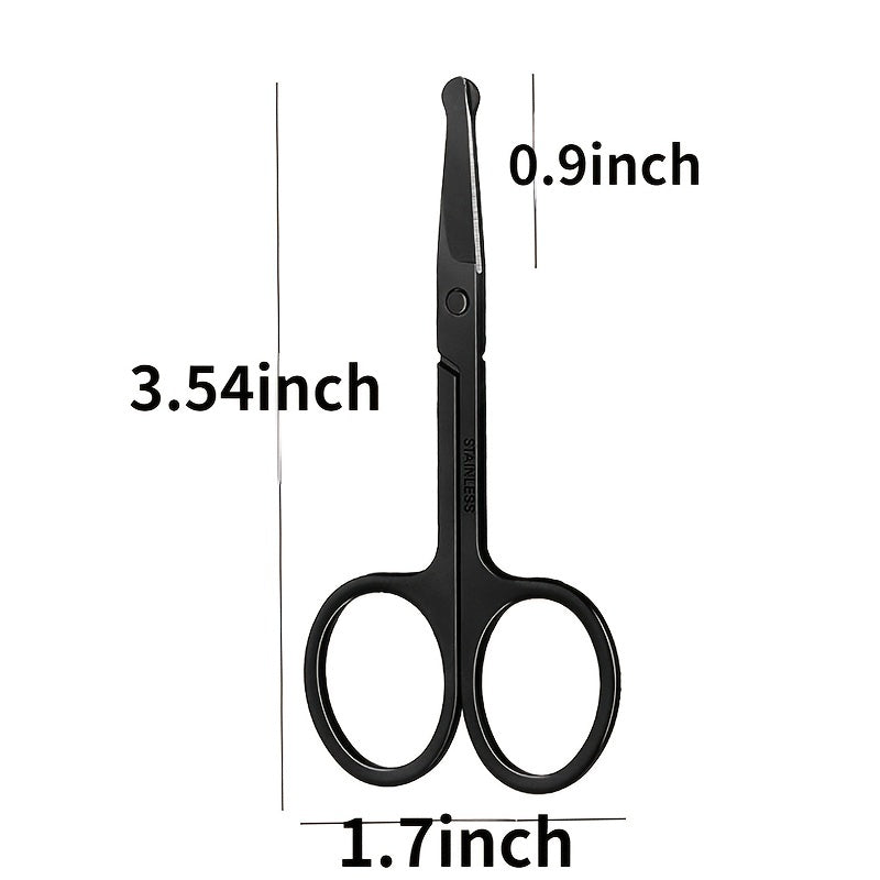 Unisex Stainless Steel Nose Hair Trimmer & Eyebrow Tool