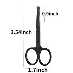 Unisex Stainless Steel Nose Hair Trimmer & Eyebrow Tool