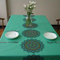 Waterproof Nordic Style Tablecloth PVC Rectangular Dining Table Cover