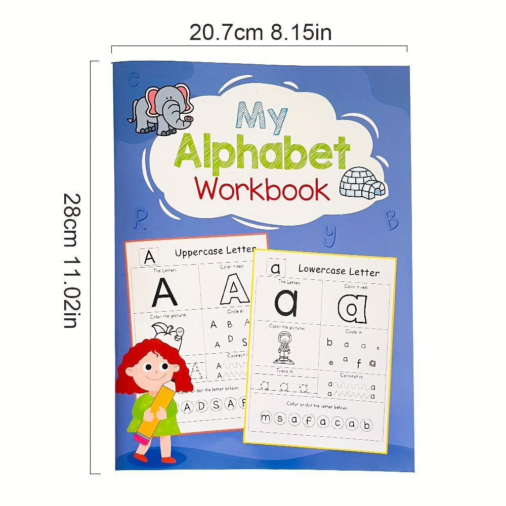 Alphabet Phonics Practice Paper for Preschool Learning - Coloring Book