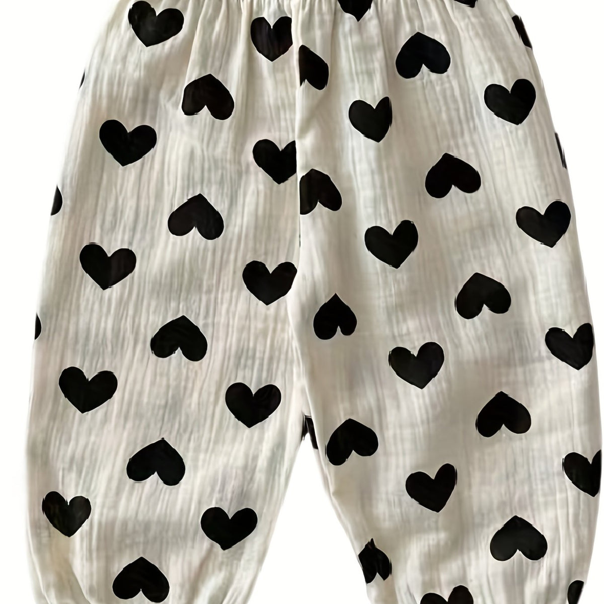 Baby's Love Graphic Trousers Loose Casual Pants