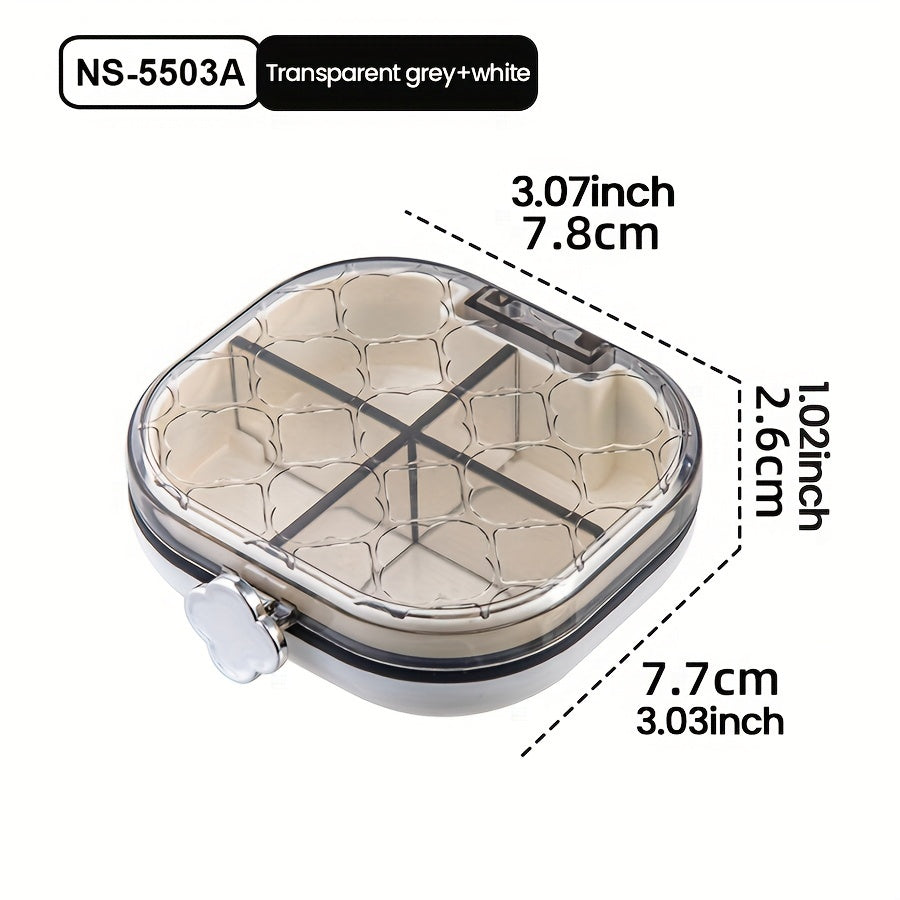 Portable 4 6 Compartment Organizer Box Waterproof & Moisture Proof