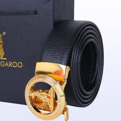 Men's Round Rhinestone Belt