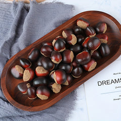10pcs Pretend Chestnut Model for Holiday Photography Props