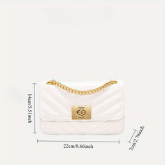 Quilted Mini Shoulder Bag for Women Lightweight Stylish Casual Ideal