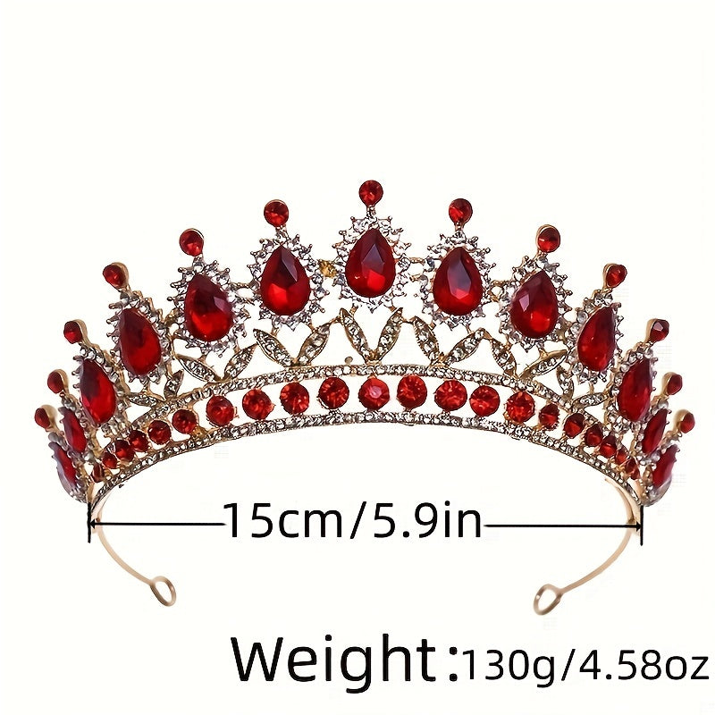 Crystal Tiara Crown Wedding Headpiece Princess Birthday Party Pageant