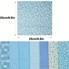 28pcs Floral Patchwork Fabric Bundle 24x24 Precut Squares Quilting Sewing Crafts