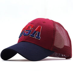 Embroidered Baseball Cap Adjustable Hip Hop Trucker Sun Hat