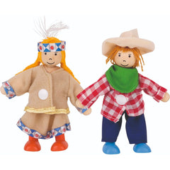 Birte & Ben Clothes Box with 2 Puppets & 8 Outfits