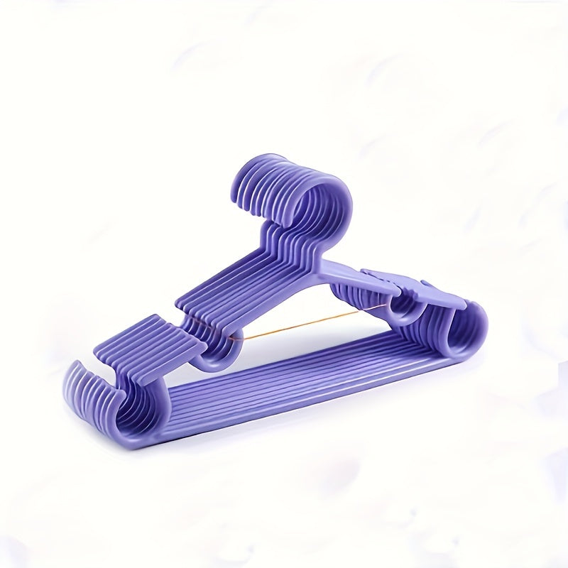 Delicate Kids Clothes Hangers Set Of 4 Sleek Lightweight Portable