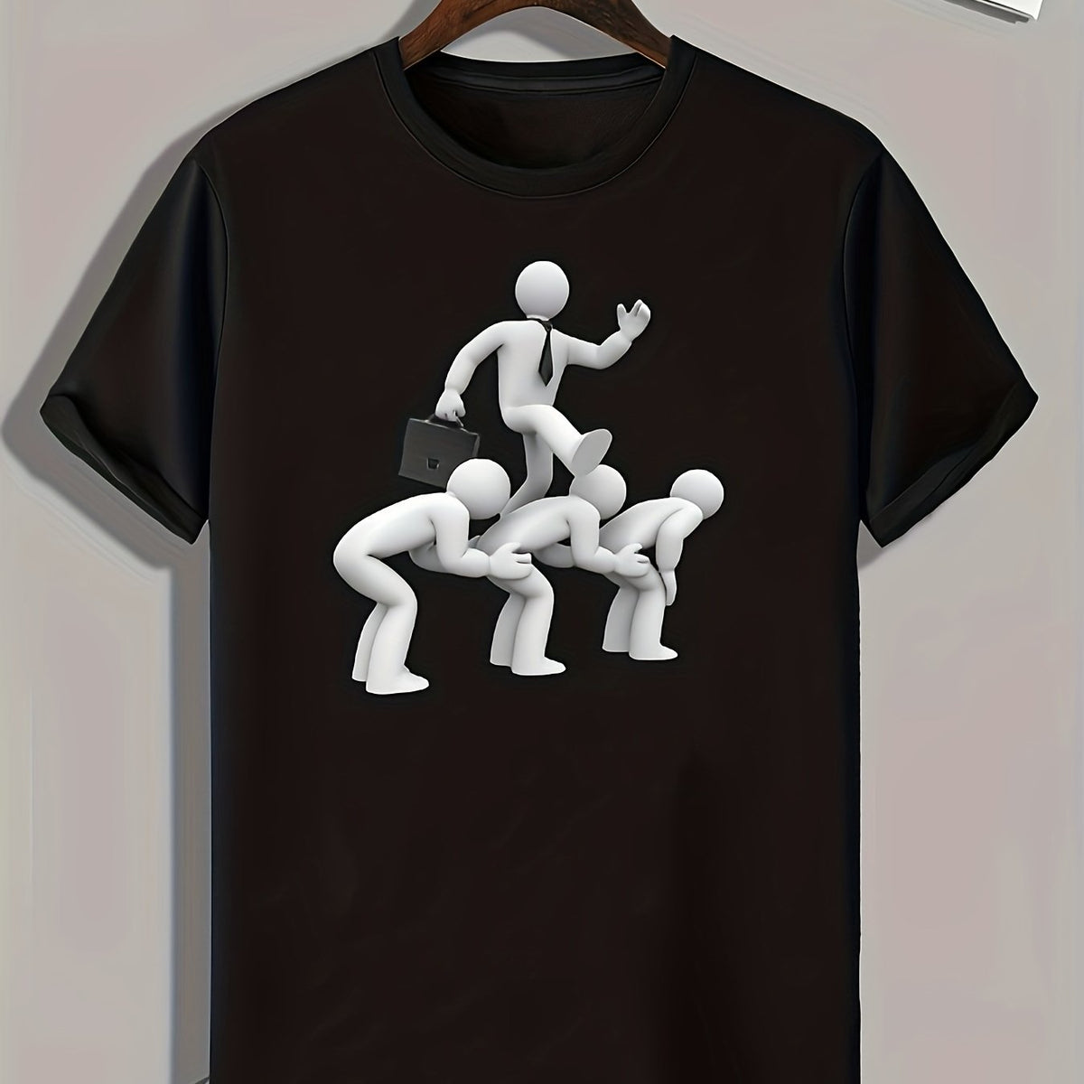 Little Man Mold Print Men's Graphic T shirt