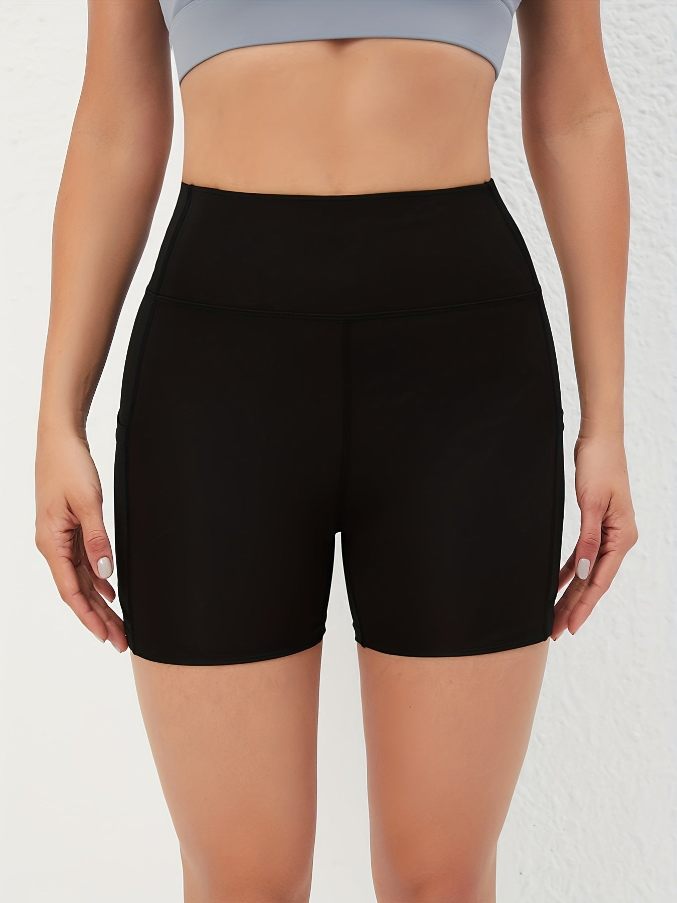 Women's Yoga Sports Shorts Workout Yoga Shorts With Pocket