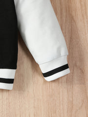 Boys Letter S Varsity Jacket Long Sleeve