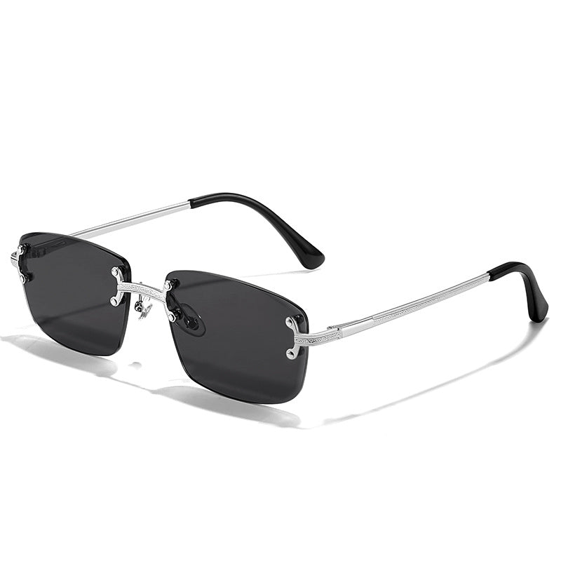 Metal Rectangle Sun Glasses UV400 Eyewear