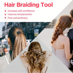 French Magic Hair Braider Tool Salon Results
