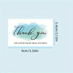 250pcs Coated Paper Business Card Gift Packaging Decorative Card