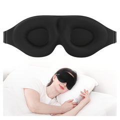 Blackout 3D Contoured Sleep Blindfold Soft Comfortable Eye Mask