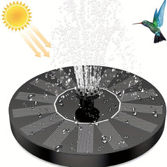 Solar Bird Bath Fountain Pump with 7 Nozzles Stand