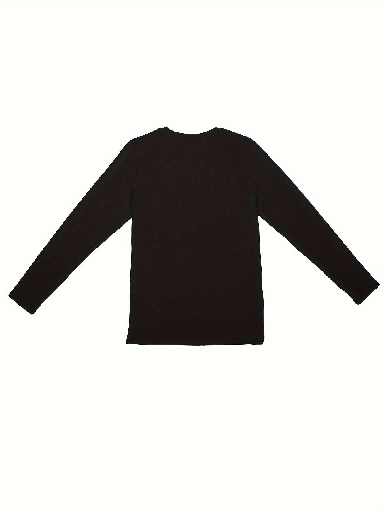  Elephant Print Long Sleeve Sleepwear Tee