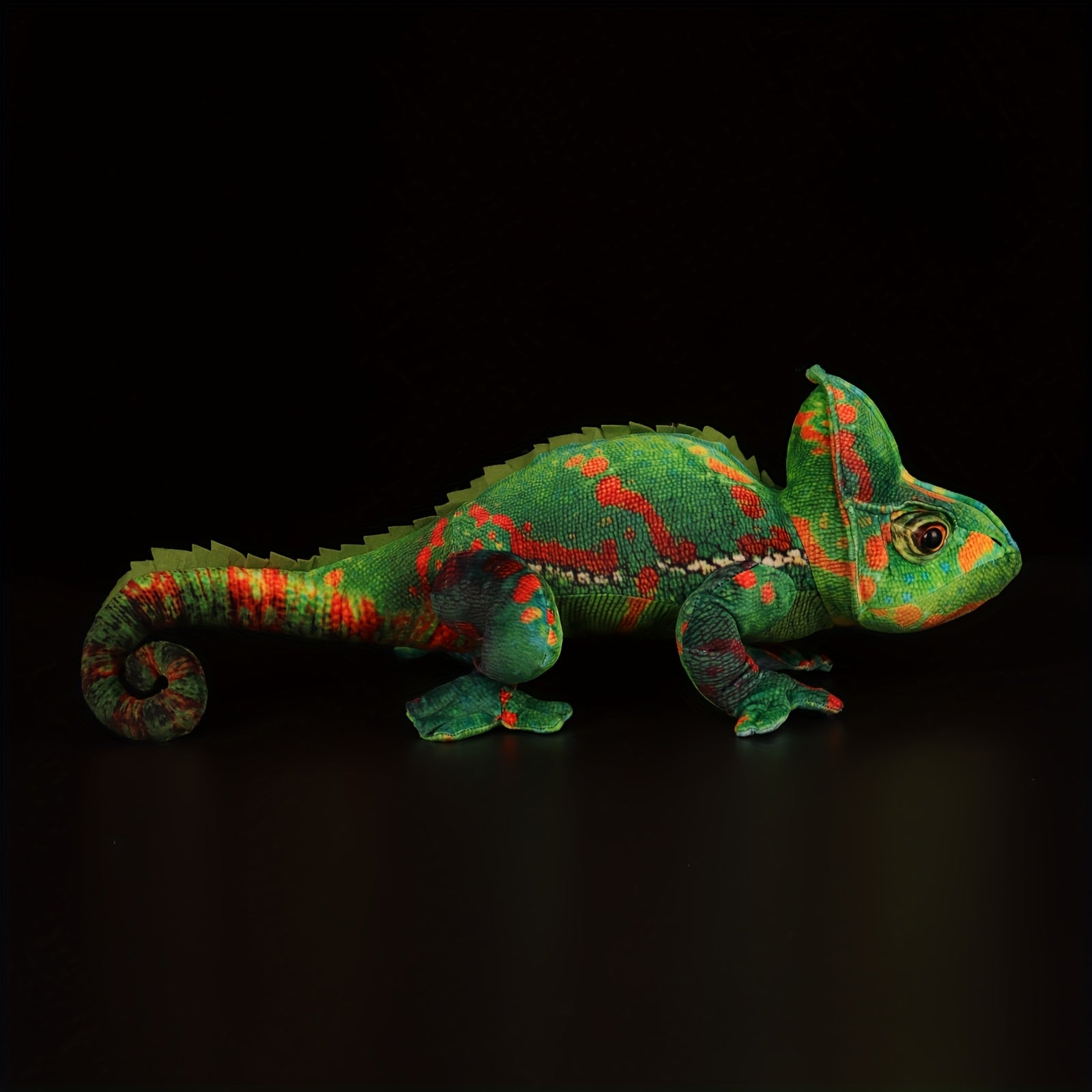Chameleon Plush Toy Soft & Cuddly Stuffed Animal Fun Mood Change