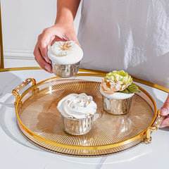 Decorative Snack Tray Cup Tray Coffee Cup Tray