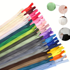 10pcs Pack 3 Nylon Coil Invisible Zipper DIY Sewing Accessories