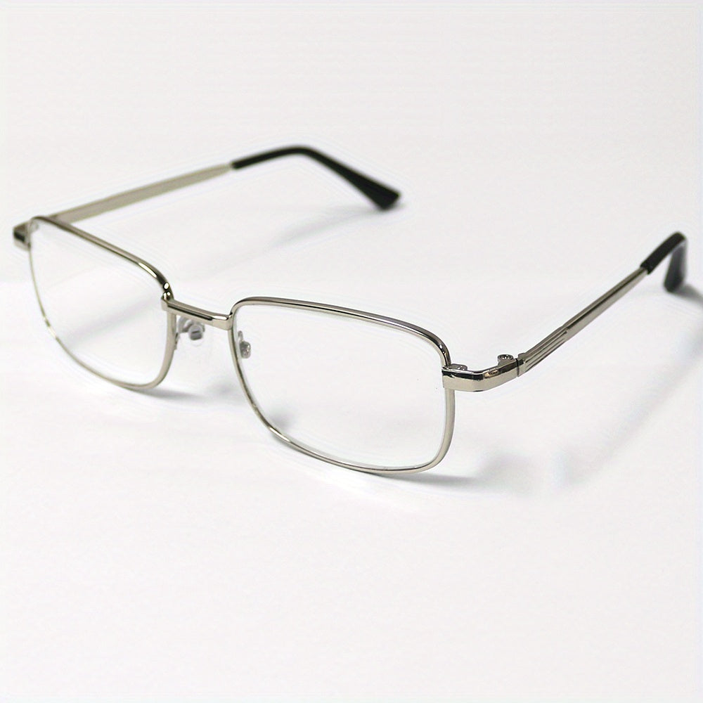 Square Full Frame Reading Glasses Anti Scratch Eyewear