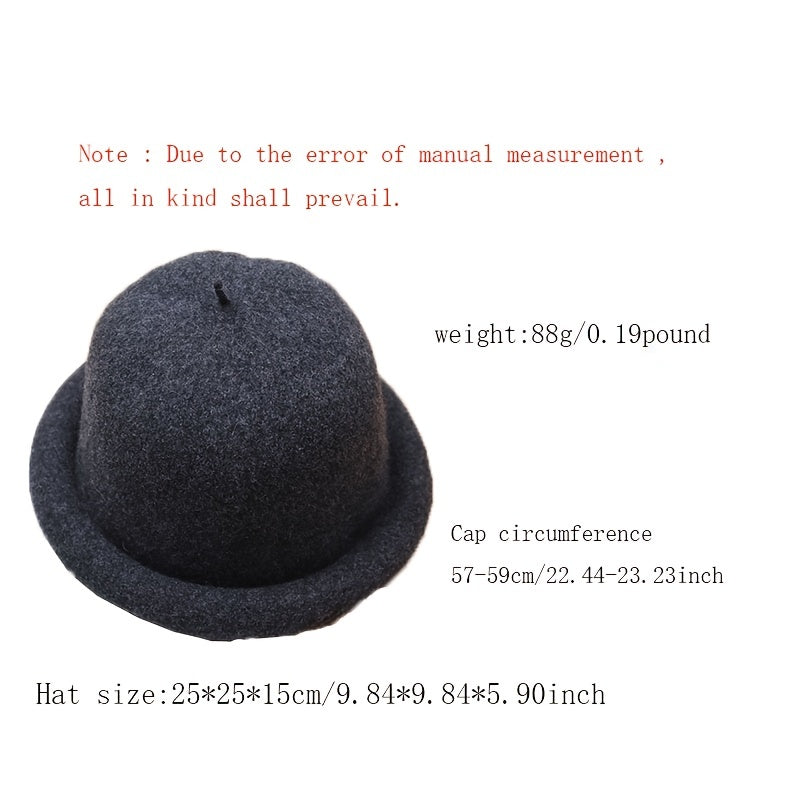 Unisex Bolivian Bowler High Shape Stitched Valentines