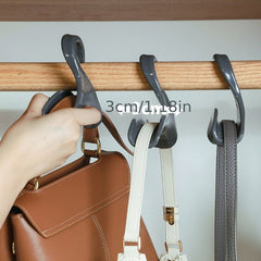 Set of 3 Arch Shaped Hanger Hooks for Bags and Hats