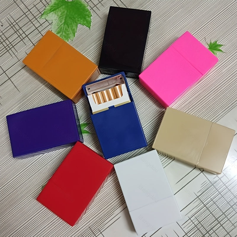 Men's Plastic Flip Cigarette Case Portable Soft Cigarette Bag And Hard Case