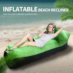 Inflatable Beach Lounger Quick Folding Sleeping Bag
