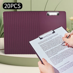 20pcs A4 Plastic File Folder School Office Supplies