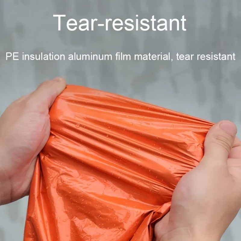 Portable Reflective Windproof Raincoat for Emergency Hiking