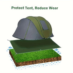 Waterproof Tent Tarp for 2-8 Person Camping