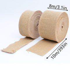 Jute Decorative Webbing Hemp Ribbon 8cmX10m 3 2'' 32 8ft