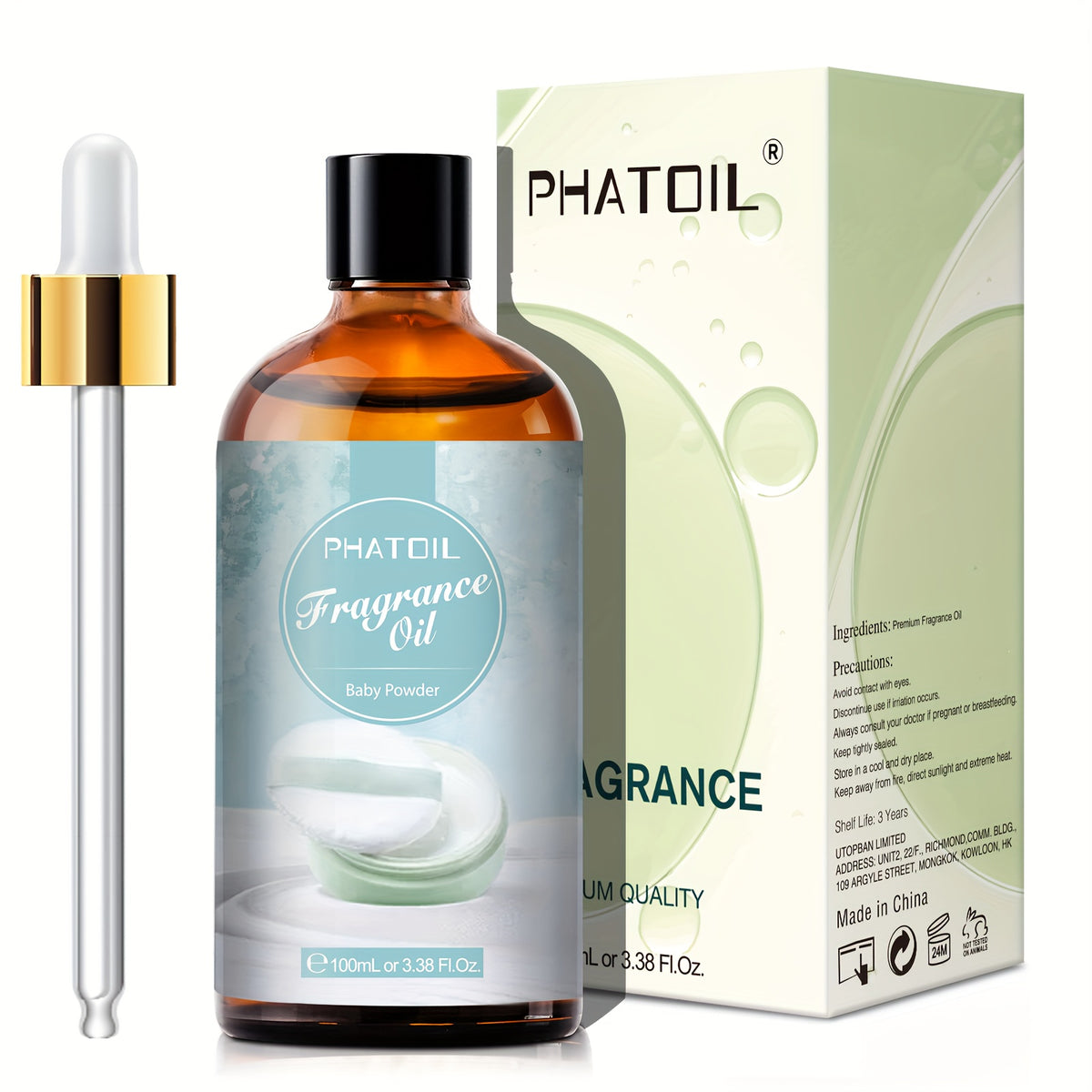 100ml Body Powder Fragrance Essential Perfume for Diffusers