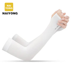 NAIYONG Compression Cooling Sleeves UV Protection Sunscreen Thumbless Cuffs