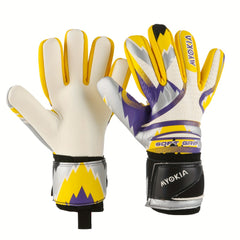 MYOKIA Goalie Gloves Latex Football Gloves Size 8 9 10