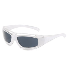 Wrap Around Sport Sunglasses Boho Y2K Clout Goggles For Women Men Sun Glasses