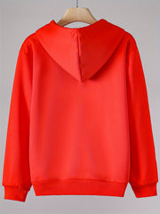 Girls Panda Print Hoodies Comfy Hooded Pullover With Pocket