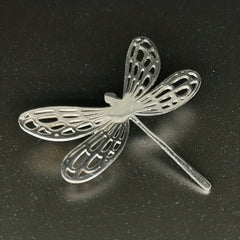 Stainless Steel Hollow Chrysanthemum Tree Of Life Brooch