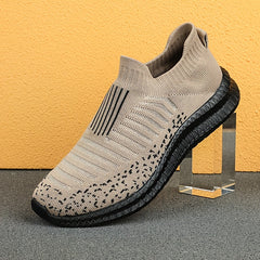 Men's Lightweight Knit Running Shoes Outdoor Walking Sneakers