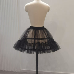 Short Skirt with Elastic Waistband & Steel Rings by Sayabridal