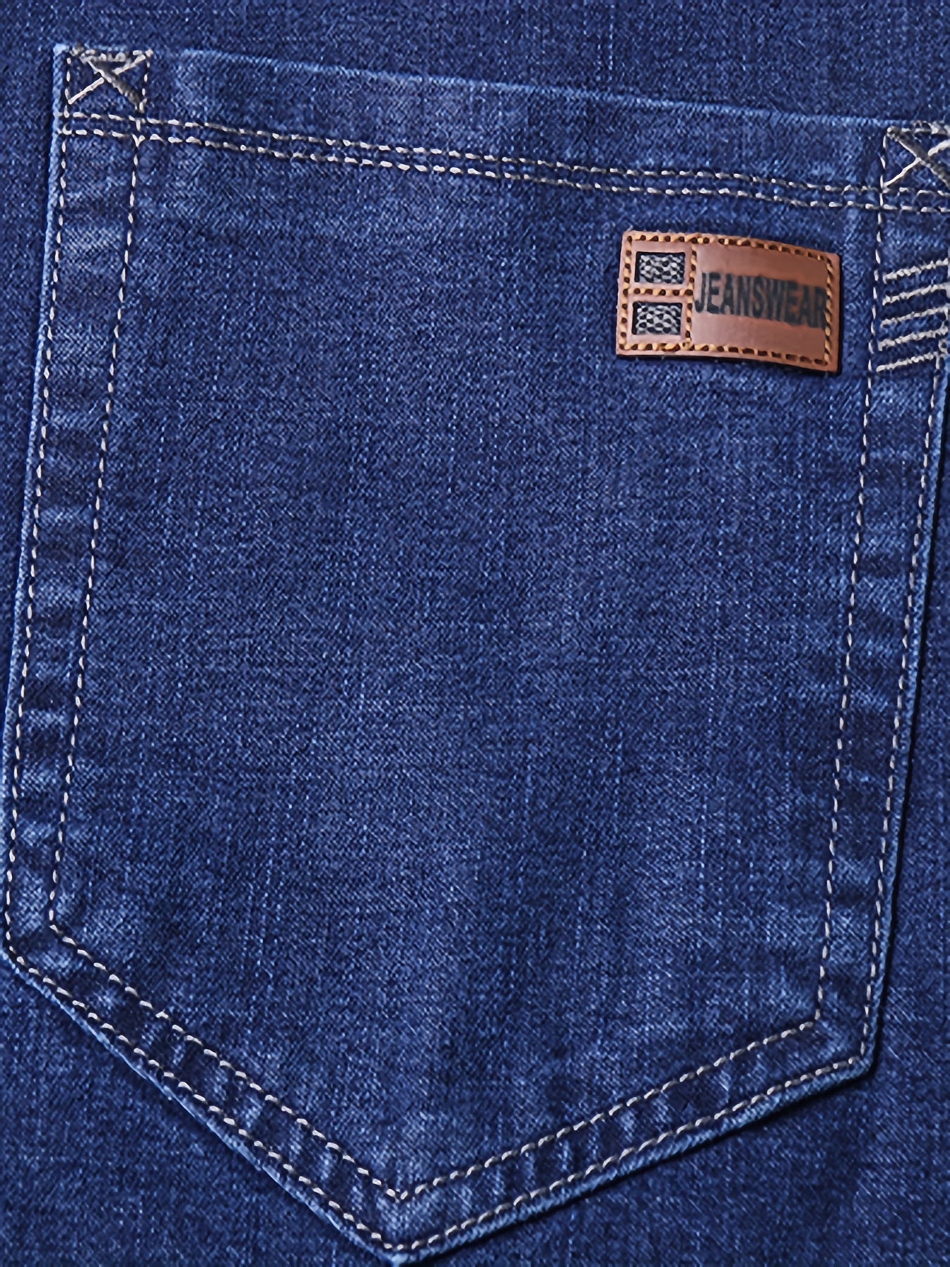 Men's Casual Street Style Straight Leg Denim Pants